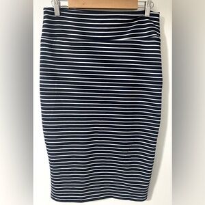 Popular Basics Striped Pencil Skirt